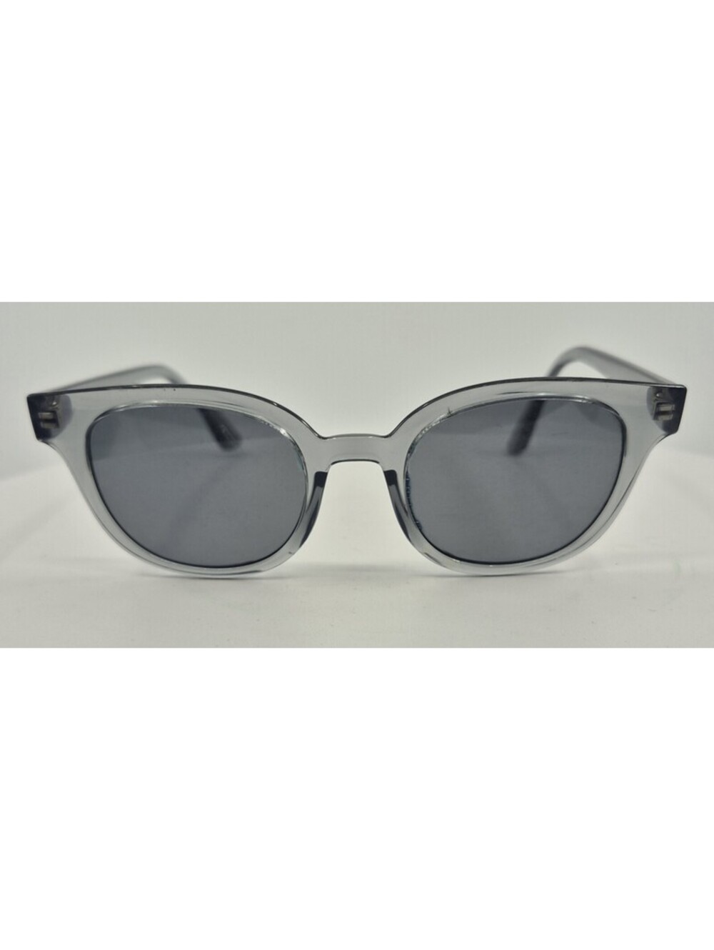 RAY BAN RB 4324 64504E Eyeglasses Polished Transparent Grey 50-21-150 2N